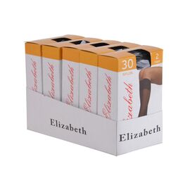 Гольфы Elizabeth 30 den lycra Nero (00109/Nero) | 10 пар, изображение 2 ᐒ купить на  ❤ Like7km.com.ua