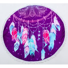 Пляжные круглое полотенца в ассортименте. Размер: 150*150, изображение 10 ᐒ купить на  ❤ Like7km.com.ua