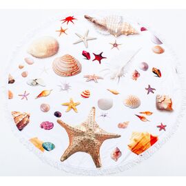 Пляжные круглое полотенца в ассортименте. Размер: 150*150, изображение 5 ᐒ купить на  ❤ Like7km.com.ua