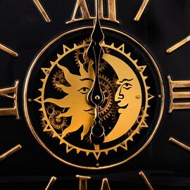 Часы "Солнце и Луна", 50 см, изображение 3 ᐒ купить на  ❤ Like7km.com.ua