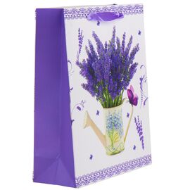 Подарочный пакет "Лавандовый натюрморт", 26*32 см, изображение 5 ᐒ купить на  ❤ Like7km.com.ua