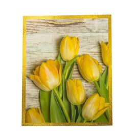 Подарочный пакет "Тюльпаны", 26*32 см, изображение 3 ᐒ купить на  ❤ Like7km.com.ua