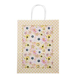 Подарочный пакет "Цветочное настроение", 18,5*25,5 см, изображение 3 ᐒ купить на  ❤ Like7km.com.ua