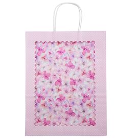Подарочный пакет "Цветочное настроение", 25,5*33 см, изображение 2 ᐒ купить на  ❤ Like7km.com.ua