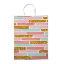 Подарочный пакет "Золотые фигуры", 18,5*25,5 см, изображение 4 ᐒ купить на  ❤ Like7km.com.ua