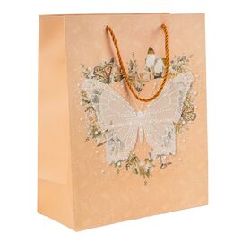 Подарочный пакет "Бабочка", 26*32 см * Рандомный выбор дизайна, изображение 4 ᐒ купить на  ❤ Like7km.com.ua