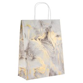 Подарочный пакет "Мрамор", 24*30,5 см * Рандомный выбор дизайна, изображение 2 ᐒ купить на  ❤ Like7km.com.ua