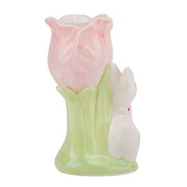Ваза "Кролик с тюльпаном", 15 см, изображение 2 ᐒ купить на  ❤ Like7km.com.ua