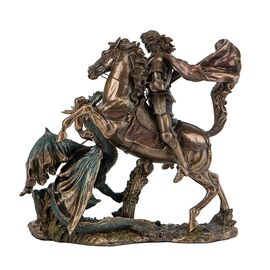 Статуэтка "Святой Георгий Победоносец", 25 см VERONESE, изображение 2 ᐒ купить на  ❤ Like7km.com.ua