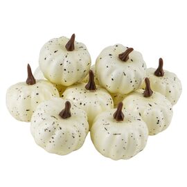 Декоративная тыква "Осенний уют", белая, 5,5 см, изображение 2 ᐒ купить на  ❤ Like7km.com.ua