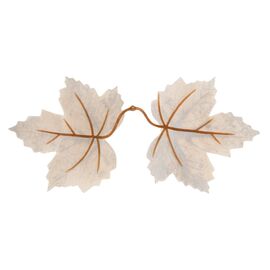 Искусственные кленовые листья "Золотая осень", бежевые, 250 г, изображение 3 ᐒ купить на  ❤ Like7km.com.ua