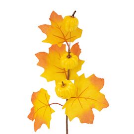 Искусственная ветвь "Золотая листва", 32 см, изображение 2 ᐒ купить на  ❤ Like7km.com.ua