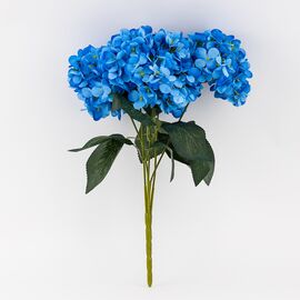 Букет гортензий, 5 бутонов, голубой, 44 см, изображение 2 ᐒ купить на  ❤ Like7km.com.ua