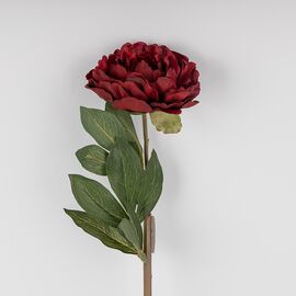 Искусственные пионы с эфектом живого прикосновения, бордовые, 67 см, изображение 2 ᐒ купить на  ❤ Like7km.com.ua