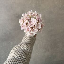 Головка гортензии мелкоцветная, светло-бежевая, 14 см, изображение 4 ᐒ купить на  ❤ Like7km.com.ua