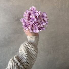 Головка гортензии мелкоцветная, сиреневая, 14 см, изображение 4 ᐒ купить на  ❤ Like7km.com.ua