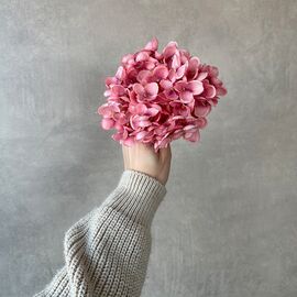 Головка гортензии мелкоцветная, розовая, 14 см, изображение 4 ᐒ купить на  ❤ Like7km.com.ua