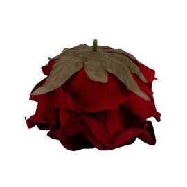 Головка розы, бордовая, 11 см, изображение 3 ᐒ купить на  ❤ Like7km.com.ua