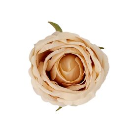 Головка розы, бежевая, 9 см, изображение 2 ᐒ купить на  ❤ Like7km.com.ua
