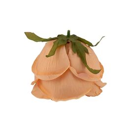 Головка розы, оранжевая, 9 см, изображение 3 ᐒ купить на  ❤ Like7km.com.ua