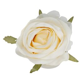 Головка розы, кремовая, 6,5 см, изображение 2 ᐒ купить на  ❤ Like7km.com.ua