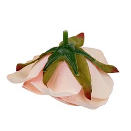 Головка розы, светло-розовая, 7,5 см, изображение 3 ᐒ купить на  ❤ Like7km.com.ua