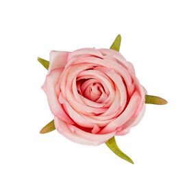 Головка розы, розовая, 6 см, изображение 2 ᐒ купить на  ❤ Like7km.com.ua