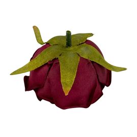 Головка розы, бордовая, 6 см, изображение 3 ᐒ купить на  ❤ Like7km.com.ua