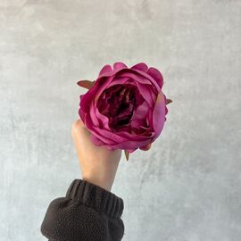 Головка пионообразной розы, сиреневая, 9 см, изображение 5 ᐒ купить на  ❤ Like7km.com.ua