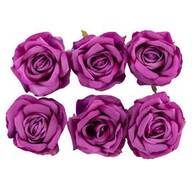 Головка розы, сиреневая, 10 см, изображение 2 ᐒ купить на  ❤ Like7km.com.ua