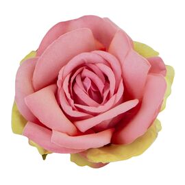 Головка розы, розово-зеленая, 10 см., изображение 3 ᐒ купить на  ❤ Like7km.com.ua