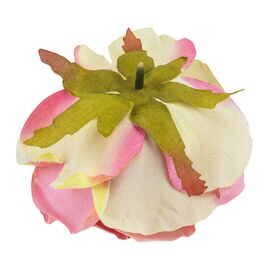 Головка розы, розово-зеленая, 10 см., изображение 4 ᐒ купить на  ❤ Like7km.com.ua