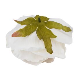 Головка розы, бело-розовая, 10 см, изображение 4 ᐒ купить на  ❤ Like7km.com.ua