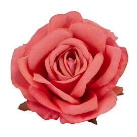 Головка розы, темно-розовая, 10 см, изображение 3 ᐒ купить на  ❤ Like7km.com.ua