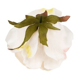 Головка розы, белая, 9 см, изображение 4 ᐒ купить на  ❤ Like7km.com.ua