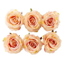 Головка розы, бежевая(крем), 8 см, изображение 2 ᐒ купить на  ❤ Like7km.com.ua