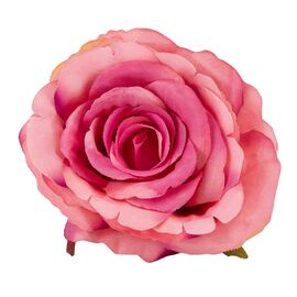 Головка розы, темно-розовая, 8 см, изображение 3 ᐒ купить на  ❤ Like7km.com.ua