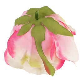 Головка розы, бело-розовая, 8 см, изображение 4 ᐒ купить на  ❤ Like7km.com.ua