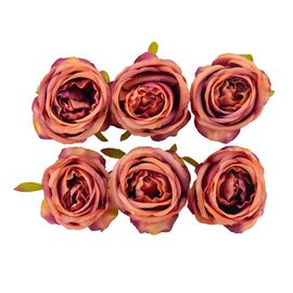 Головка розы, сиренево-розовая, 9 см, изображение 2 ᐒ купить на  ❤ Like7km.com.ua