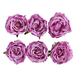 Головка розы, темно-розовая, 6 см, изображение 2 ᐒ купить на  ❤ Like7km.com.ua