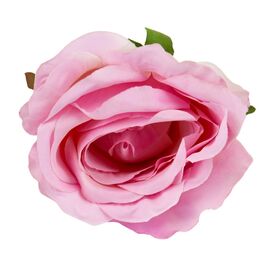 Головка розы, розовая, 9 см, изображение 3 ᐒ купить на  ❤ Like7km.com.ua