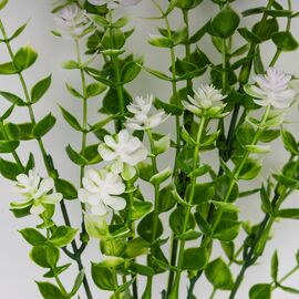 Искусственная зеленая ветвь с сиреневыми соцветиями, 35 см, изображение 3 ᐒ купить на  ❤ Like7km.com.ua