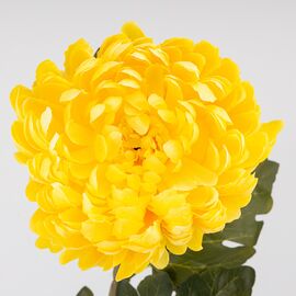 Искусственная хризантема, желтая, 72 см, изображение 3 ᐒ купить на  ❤ Like7km.com.ua