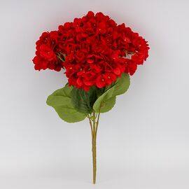 Букет гортензий, 5 бутонов, красный, 48 см, изображение 3 ᐒ купить на  ❤ Like7km.com.ua