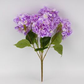 Букет гортензий, 5 бутонов, сиреневый, 48 см, изображение 3 ᐒ купить на  ❤ Like7km.com.ua