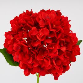 Искусственная гортензия, красная, 67 см, изображение 3 ᐒ купить на  ❤ Like7km.com.ua