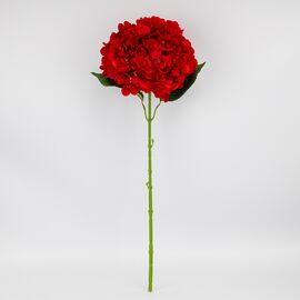 Искусственная гортензия, красная, 67 см, изображение 4 ᐒ купить на  ❤ Like7km.com.ua