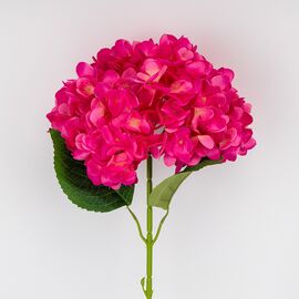 Искусственная гортензия, ярко-розовая, 67 см, изображение 2 ᐒ купить на  ❤ Like7km.com.ua