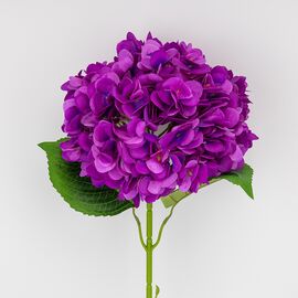 Искусственная гортензия, фиолетовая, 67 см, изображение 2 ᐒ купить на  ❤ Like7km.com.ua