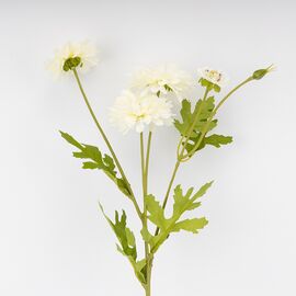 Искусственная хризантема, белая, 55 см СПАСЕННАЯ ПОЗИЦИЯ, изображение 2 ᐒ купить на  ❤ Like7km.com.ua